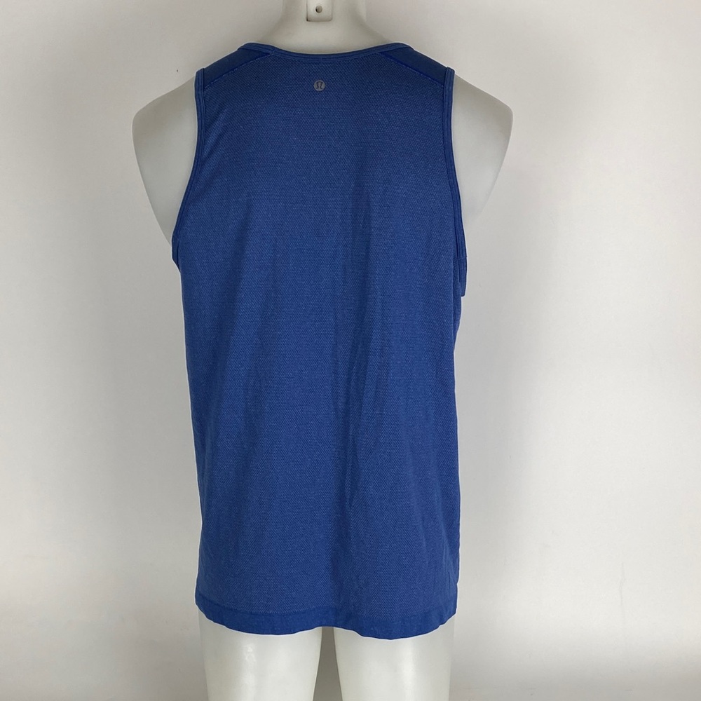 Lululemon Tank Top Men’s Large Blue Sleeveless Athletic Running Training Workout - Picture 3 of 9